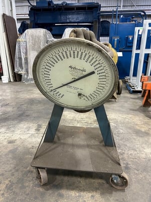 20 Ton, 40000 lb., Hydroscale #A20-24, hanging crane scale, cart - Image 1