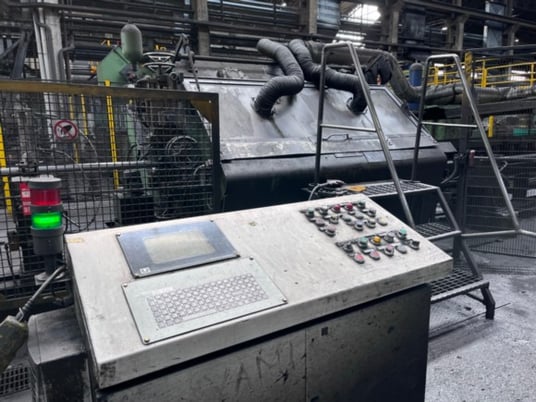 3-1/2" x .08" -.250" Mannesmann Demag tube mill, mandrel type double uncoiler - Image 3