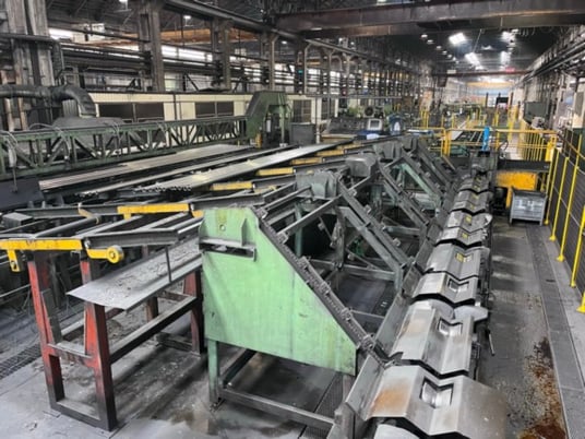 3-1/2" x .08" -.250" Mannesmann Demag tube mill, mandrel type double uncoiler - Image 4