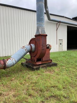 Williams #Hammer-Hog, 24" x36" inlet, 8" x36" outlet, 150 HP, fan on outlet - Image 3