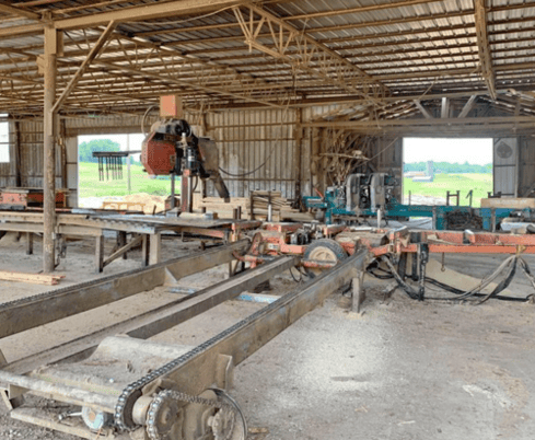 Wood-Mizer #LT70, 2-Head Resaw, 2-Blade Edger Complete Mill - Image 1