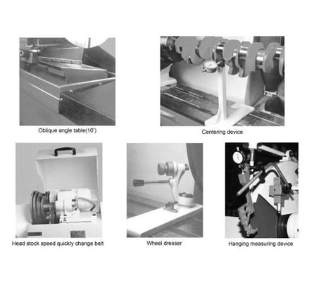 23.6" x 63" SJMC #MQ8260Cx1600 & MQ8260Cx1800, crankshaft grinder, 600mm swing over table - Image 4