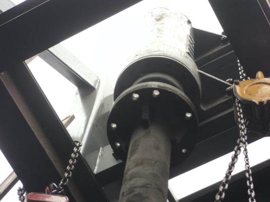Bare agitation & mixing tank, 20' height, 19' diameter, 160 cubic meter volume, A36 steel plate - Image 4