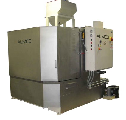 Almco #RCWB-72E, Cabinet-Style Parts Washer, 96" L x 86" W x 78" H, 42" turntable load height, 2020 - Image 5