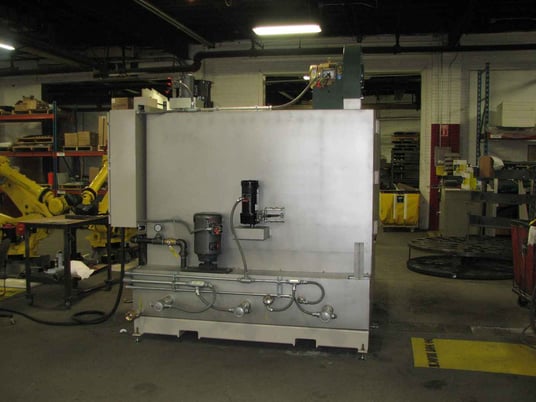 Almco #RCWB-72E, Cabinet-Style Parts Washer, 96" L x 86" W x 78" H, 42" turntable load height, 2020 - Image 7