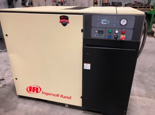 215 cfm, 125 psi, Ingersoll-Rand #UP6-50PE-125, Rotary Screw Air Compressor, 50 HP - Image 1
