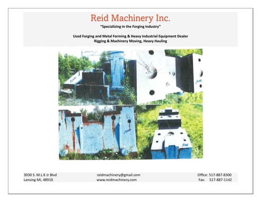 10000 lb. Chambersburg drop Hammer, 52" ram stroke, 30" btwn guides - Image 1