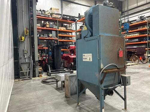 P & G #PRAM-11, media blast & recovery system, serial #509, #16739 - Image 4