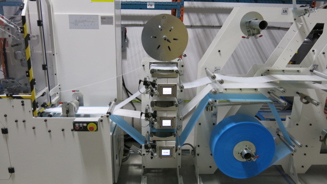 Alpha Marathon #MASK-3-170-104, Medical mask making machine, 10000 masks/hrs, 2020 - Image 4