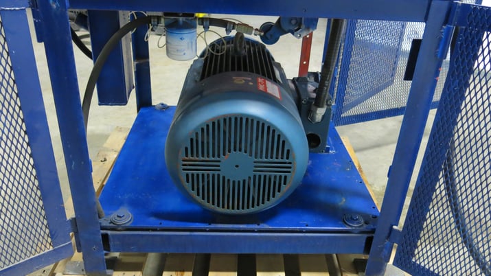 60 HP 3545 RPM GEC, Frame C326TS, induction motor mounted on frame, 575 Volts - Image 5