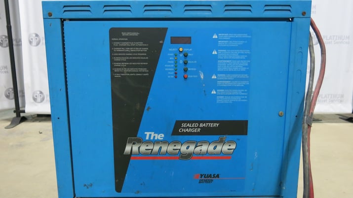 Yuasa Renegade #GTS18-680, automatic battery charger, 18 cell, serial #WB85962 - Image 3