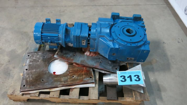 Textron / Cone Drive, inverter controlled industrial transmission, 3 HP ...