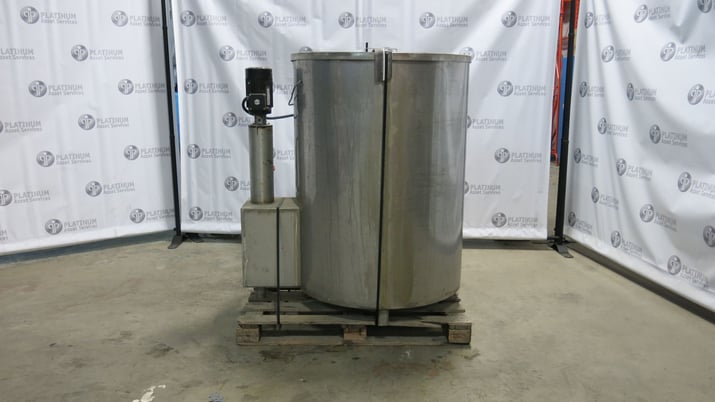 Grundfos, Stainless Steel, jacketed, double wall heated tank, 3' dia. x 4' high, flat bottom - Image 1