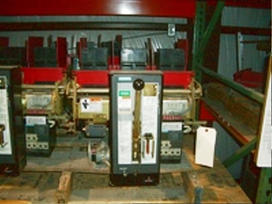 800 Amps, Siemens, RLF-800, electrically operated, manually operated, drawout, static trip III, 200kA @ - Image 1