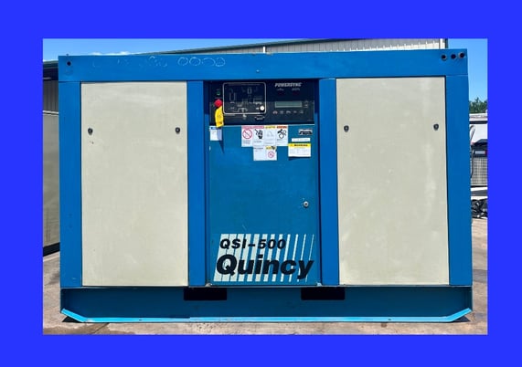 440 cfm, 125 psi, Quincy #QSI500ACA31EE, 100 HP, 460 V. - Image 1