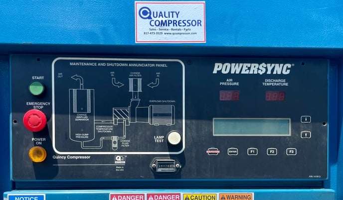 440 cfm, 125 psi, Quincy #QSI500ACA31EE, 100 HP, 460 V. - Image 10