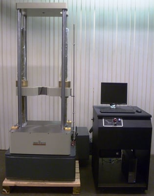 30000 lbf. (150kN) Tinius Olsen Electomatic, 48" tension & compression testing opening - Image 1