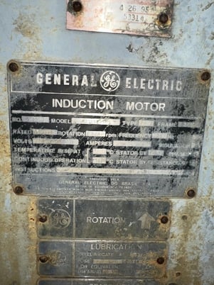 1000 HP 900 RPM General Electric, Frame 8409S, weather protected enclosure type 2, 4000 Volts (2 Available) - Image 2