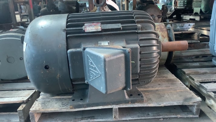 50 HP 885 RPM Delco, Frame 444U, TEFC, 1.0 service factor, 460 Volts - Image 1