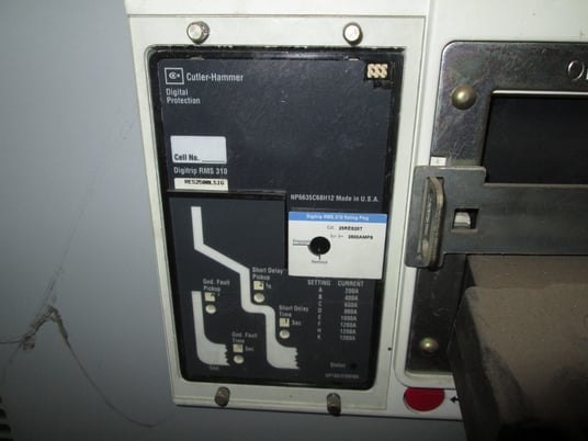 2500 Amps, Cutler-Hammer #RD325T36W, 3ph 4w 480Y/277 Volts, Nema 3R, feed through, new surplus - Image 1