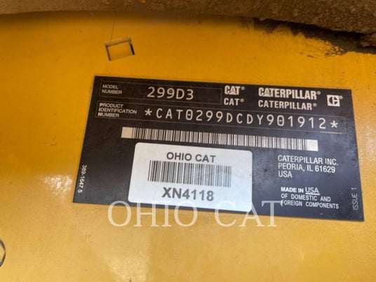 Caterpillar 299D3, Track Loader, 1431 hours, S/N: 0DY901912, 2020 - Image 6