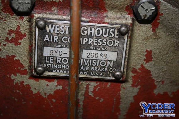10 HP Leroi #5YC-3, air compressor, #76636 - Image 4