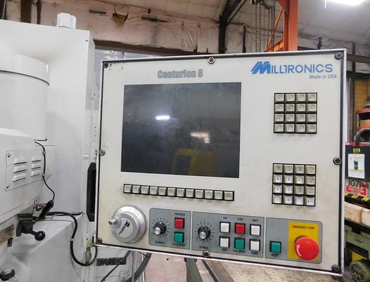 Milltronics #MB-20A, CNC vertical mill, 16" x54" tbl., 7.5 HP, 40" X, 20" Y, 24" Z, 60-4000 RPM, #40, 220 V. - Image 5