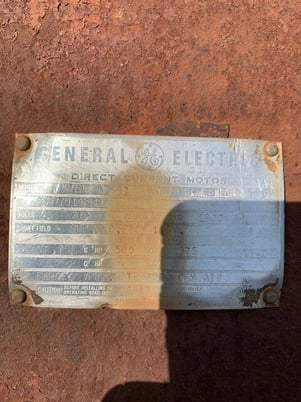 500 HP 375/1200 RPM General Electric, Frame MD-423AE2, DPBG-BV, 230 VA - Image 4