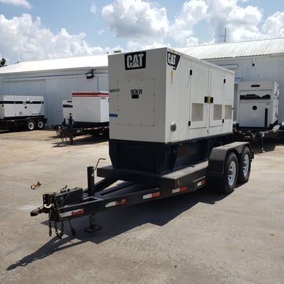 100 KW Caterpillar #XQ100, diesel, sound attenuated enclosure, 240/480 Volts, 14465 hours, 2007 - Image 1
