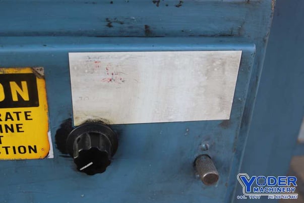 60" Custom travel abrasive saw, #71148 - Image 6