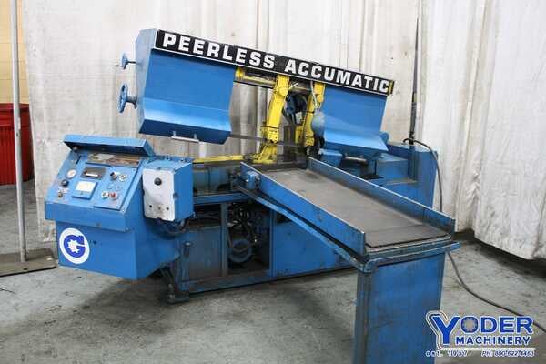 12" x 16" Peerless #Accumatic-1400, horizontal band saw, power elevation, 5 HP - Image 1