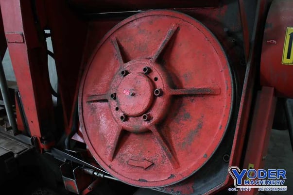 20" x 20" Amada #HA500, horizontal band saw, 17.4' x 1-1/2" blade, 18-472 FPM, 1991, #75999 - Image 3