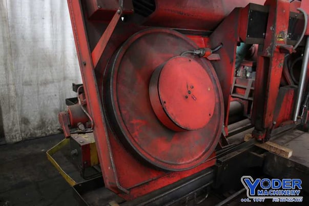 20" x 20" Amada #HA500, horizontal band saw, 17.4' x 1-1/2" blade, 18-472 FPM, 1991, #75999 - Image 6