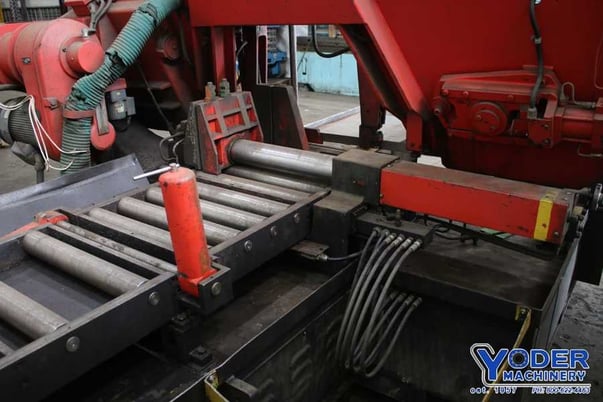 20" x 20" Amada #HA500, horizontal band saw, 17.4' x 1-1/2" blade, 18-472 FPM, 1991, #75999 - Image 8