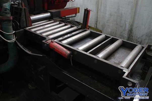 20" x 20" Amada #HA500, horizontal band saw, 17.4' x 1-1/2" blade, 18-472 FPM, 1991, #75999 - Image 9