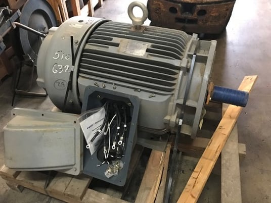 150 HP 1800 RPM Teco, Frame 445TD, EP1504, 460 Volts, New Surplus - Image 2