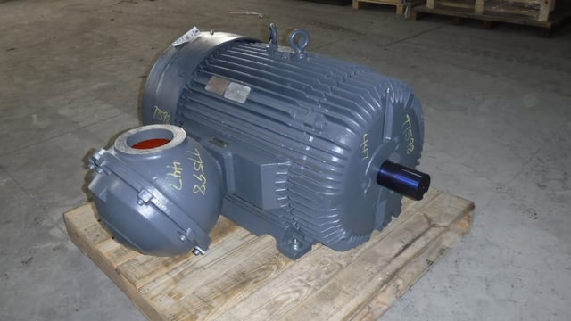 200 HP 1200 RPM Reliance, Frame 447TZ, TEFC BB EXP, 460 Volts - Image 2