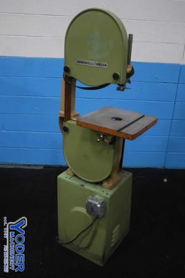14-1/2" x 6" Delta Rockwell #28-290, vertical band saw, 14" x 14" table, #75114 - Image 2