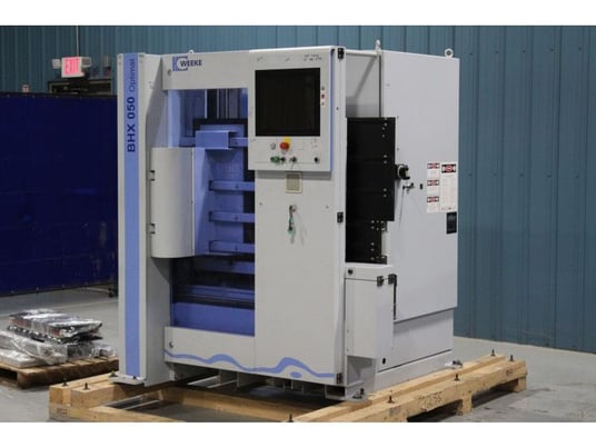 Weeke #BHX-050, Vertical CNC Machining Center, 98" X, 33" Y, 2.4" thickness, 164 FPM X & Y, 50 FPM Z, 8 - Image 3