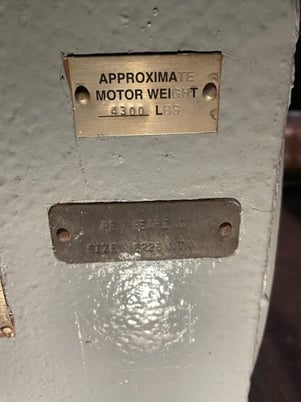 500 HP 1800 RPM Siemens-allis, Frame 586U, WPIIBB, 2300 Volts - Image 2