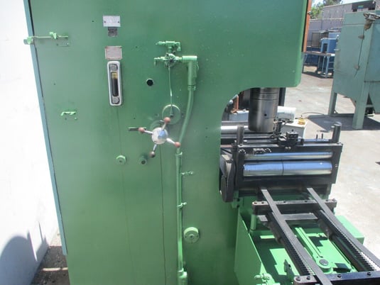 50 Ton, Dake Norta-Matic #51-150, hydraulic press w/feeder - Image 9