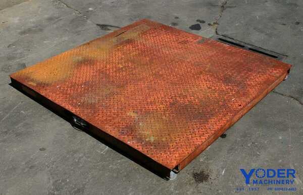 10000 lb. Brechbuhler, platform scale, #19979 - Image 1