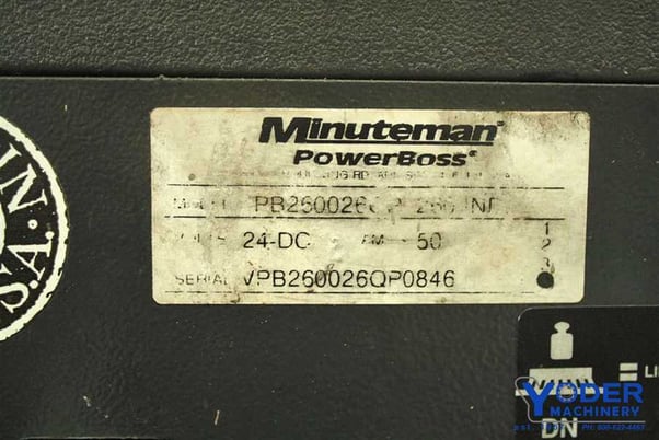 Minuteman #Powerboss-26, floor scrubber, #56238 - Image 10