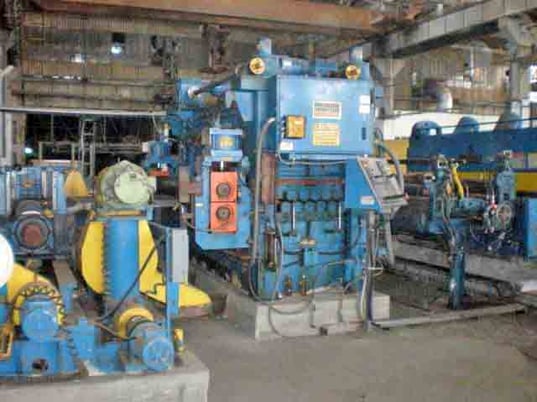 96" x .375" Herr Voss, Cut-To-Length line, 40000 lb., 80" OD, 20"-30" ID, 100 FPM, 1992 - Image 1