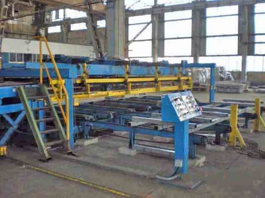 96" x .375" Herr Voss, Cut-To-Length line, 40000 lb., 80" OD, 20"-30" ID, 100 FPM, 1992 - Image 4