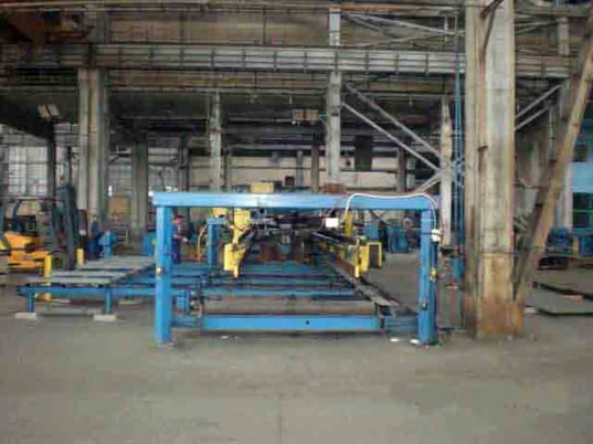 96" x .375" Herr Voss, Cut-To-Length line, 40000 lb., 80" OD, 20"-30" ID, 100 FPM, 1992 - Image 5