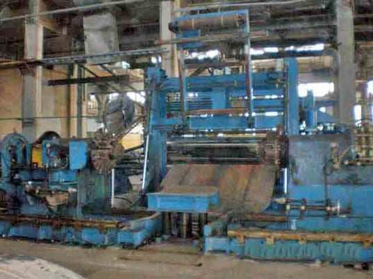 96" x .375" Herr Voss, Cut-To-Length line, 40000 lb., 80" OD, 20"-30" ID, 100 FPM, 1992 - Image 7