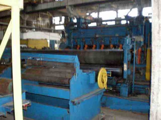 96" x .375" Herr Voss, Cut-To-Length line, 40000 lb., 80" OD, 20"-30" ID, 100 FPM, 1992 - Image 8