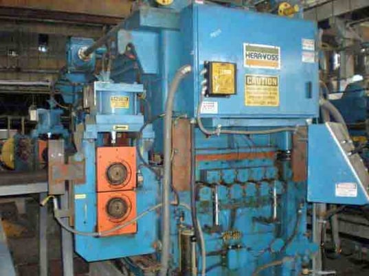 96" x .375" Herr Voss, Cut-To-Length line, 40000 lb., 80" OD, 20"-30" ID, 100 FPM, 1992 - Image 10