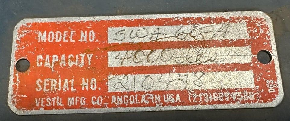 Vestil #SWA-60-AW, stretch wrap machine, 60" diameter, 88" height - Image 5